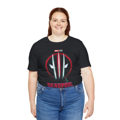 T-Shirt Marvel Deadpool & Wolverine Unisex Jersey Tee - Graphic T-Shirt for Comic Fans