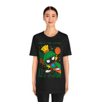 Cartoon Marvin Basketball Graphic Tee - "Rule the Court, Let's Jam!"