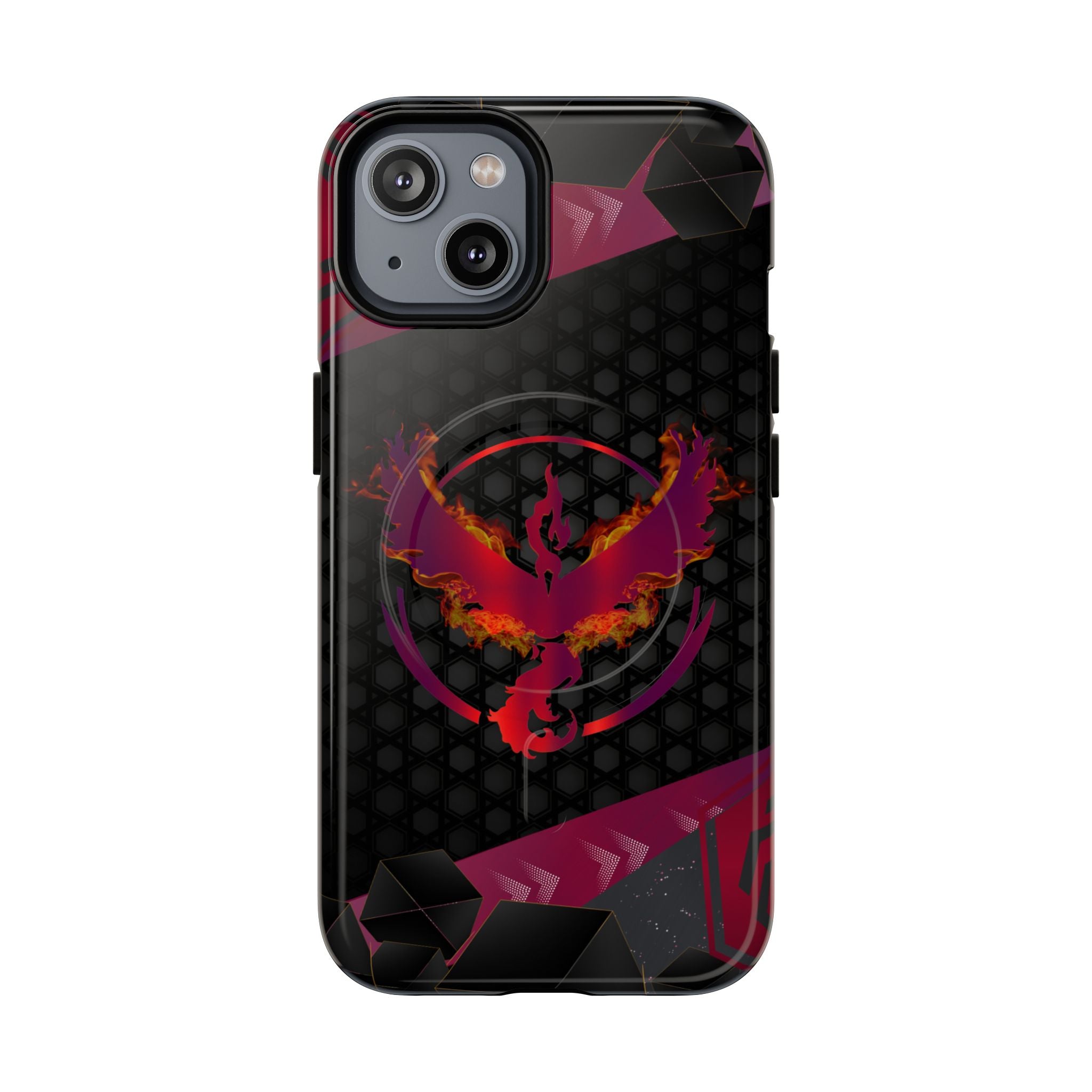 Pokémon Phone Case – Team Valor Tough MagSafe for iPhone 15, 16, 17 | Dual-Layer Armor + Magnetic Charging