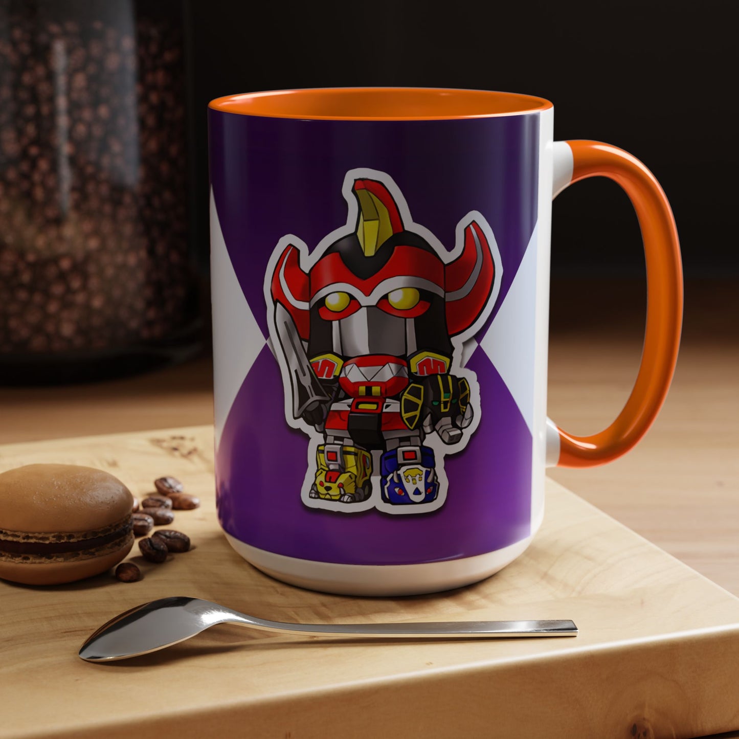 Mug Mighty Morphin Power Rangers Megazord Ceramic Mug - 11oz & 15oz Coffee Mug - Accent Mug for Pop Culture Fans