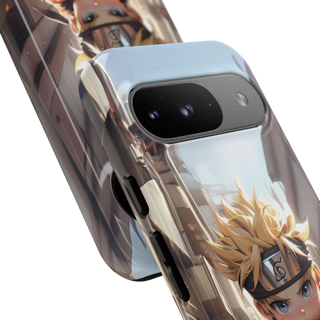 Chibi Naruto Tough Phone Case – Anime Protective Case for iPhone & Samsung, UV Resistant, Durable & Stylish