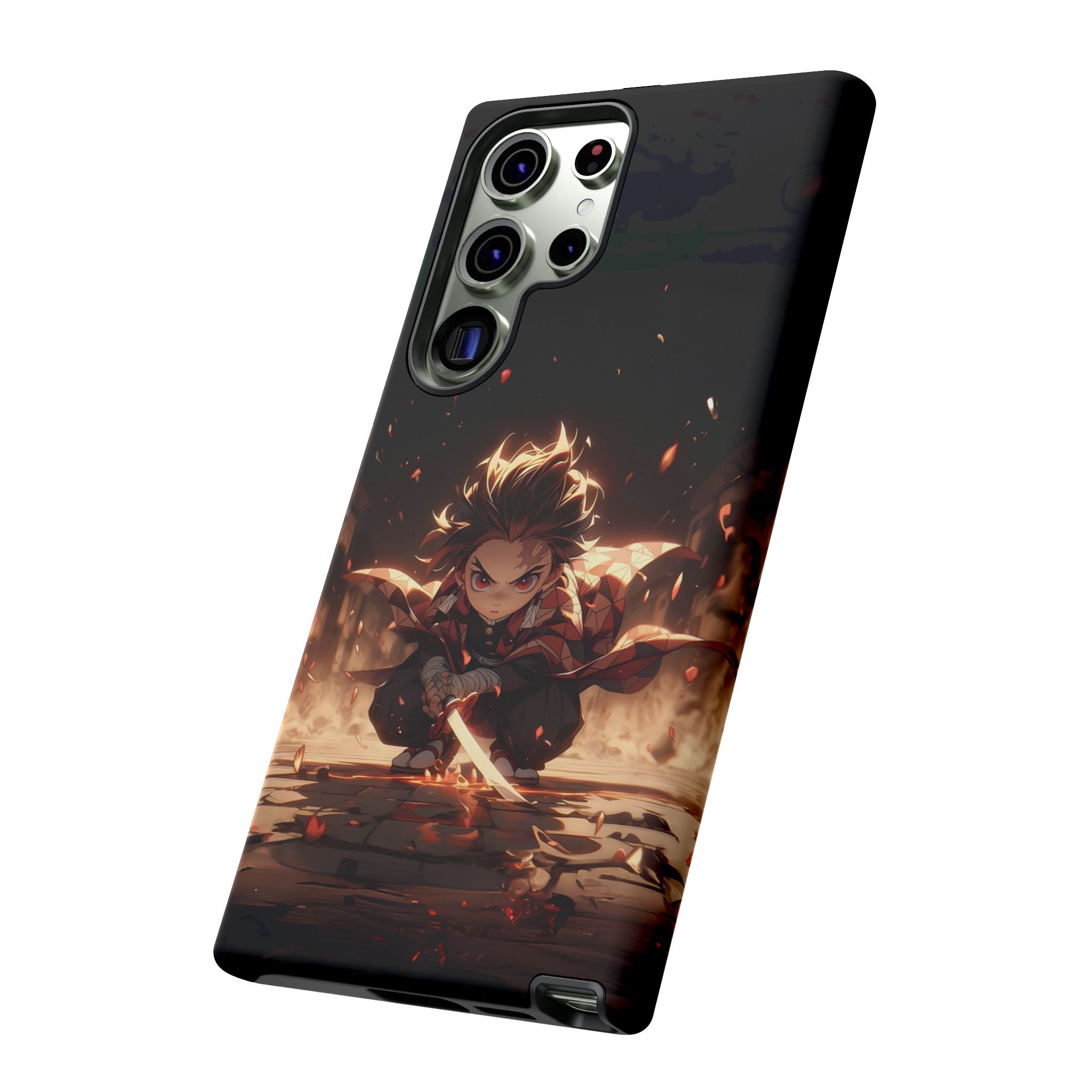 Tough Phone Case – Chibi Tanjiro Kamado Anime Protective Case for iPhone & Samsung