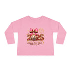 Toddler Long Sleeve Tee - 2025 Happy New Year Disco Design