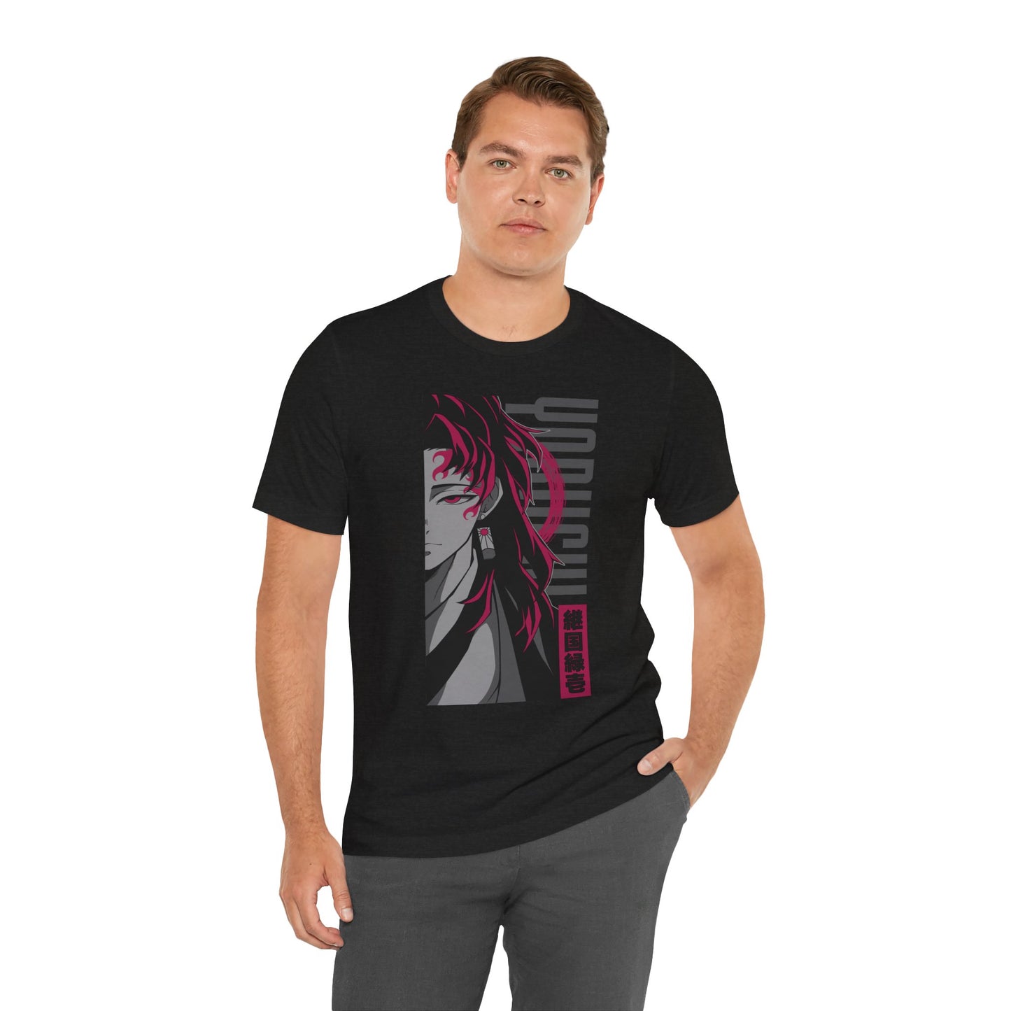 T-Shirt Yoriichi Anime T-Shirt - Demon Slayer Inspired Graphic Tee (Unisex Cotton)