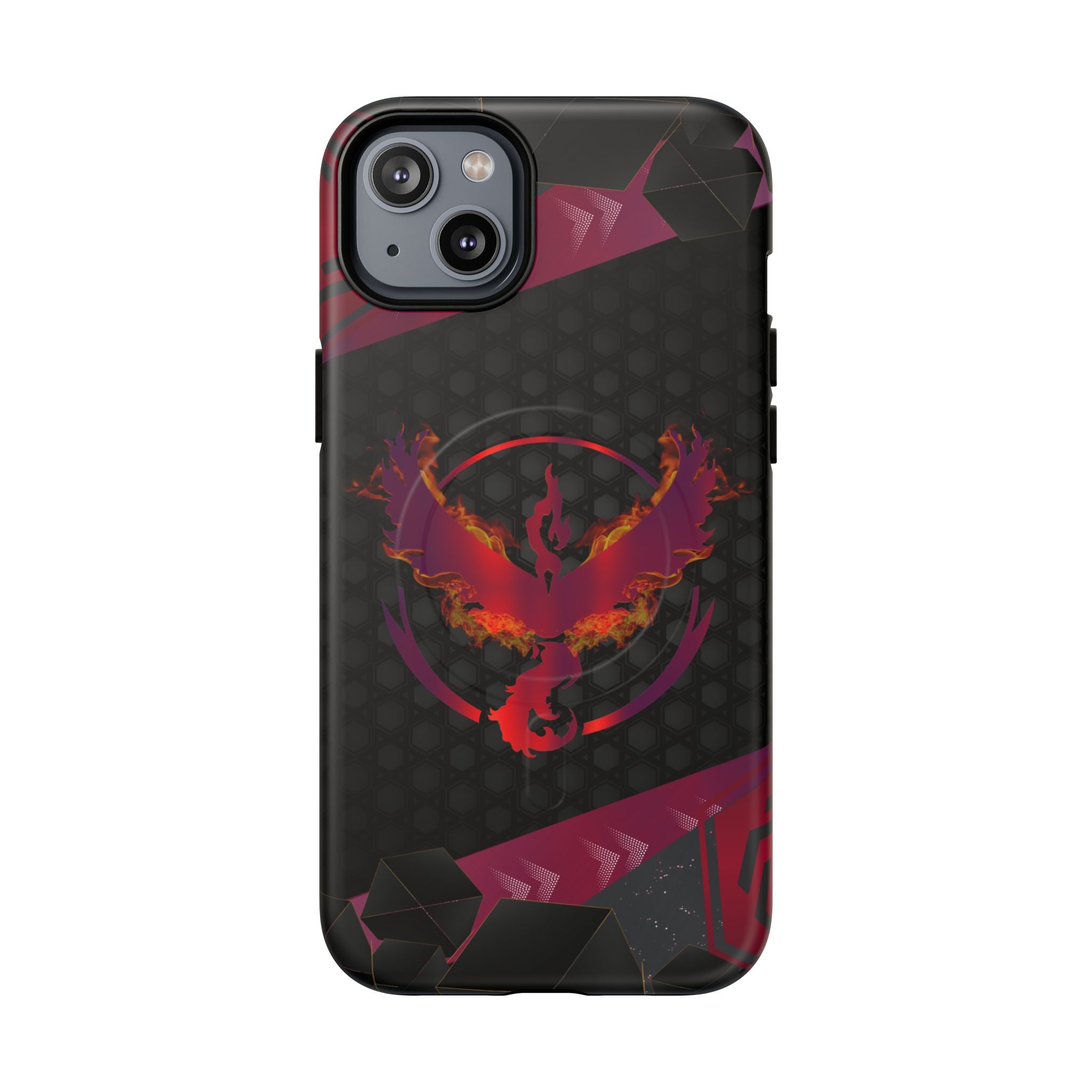 Pokémon Phone Case – Team Valor Tough MagSafe for iPhone 15, 16, 17 | Dual-Layer Armor + Magnetic Charging