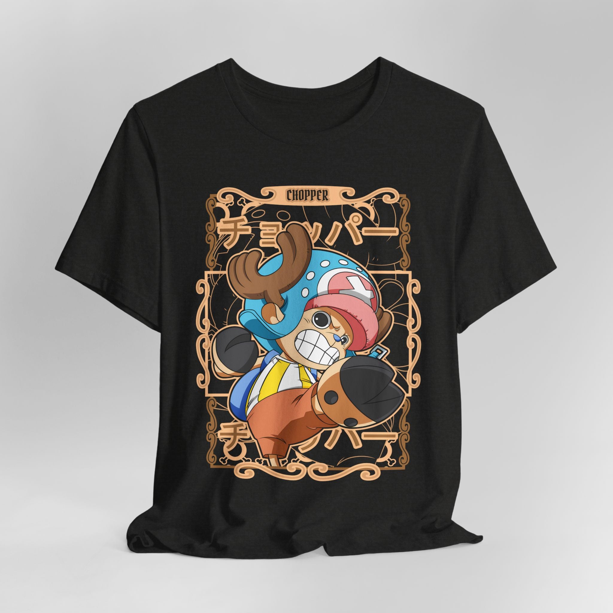 Anime-Inspired Unisex Short Sleeve Tee - 100% Cotton Chopper T-Shirt by Bella+Canvas