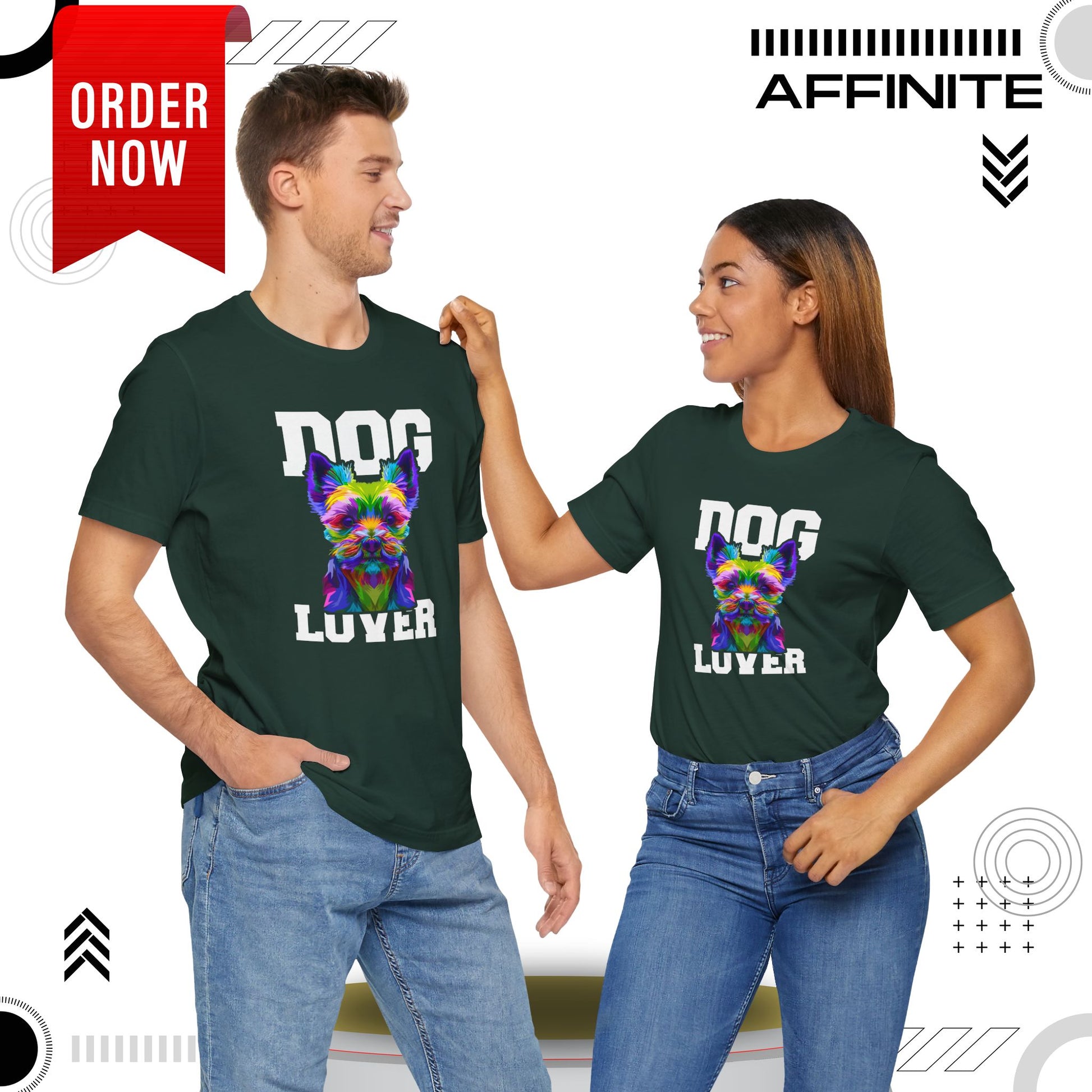 T-Shirt Dog Lover Unisex T-Shirt | Sharp Dog Graphic