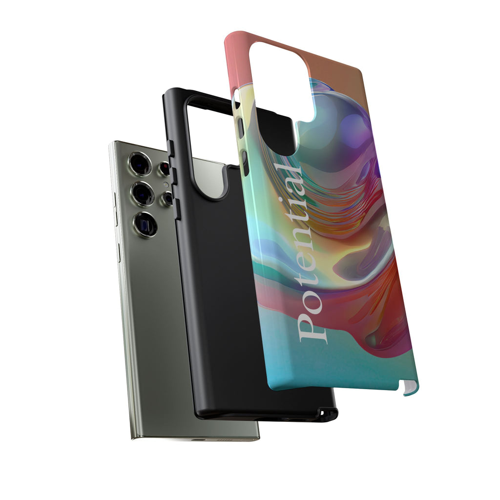 Colorful Phone Tough Case - "Potential" Metamorph Design