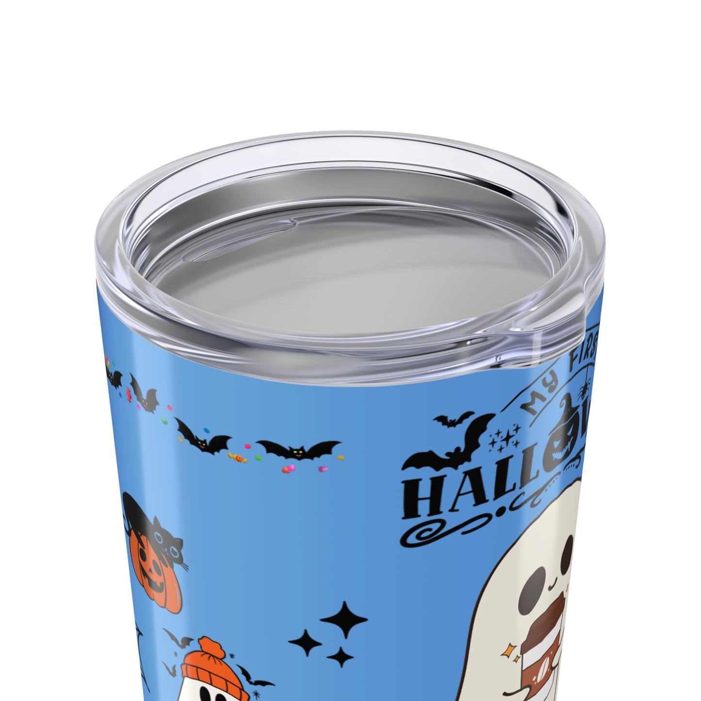 Tumblers Tumbler 20oz Sky Blue, "Spooky Halloween 20oz Tumbler" Keep Your Drinks Hot or Cold with Style!