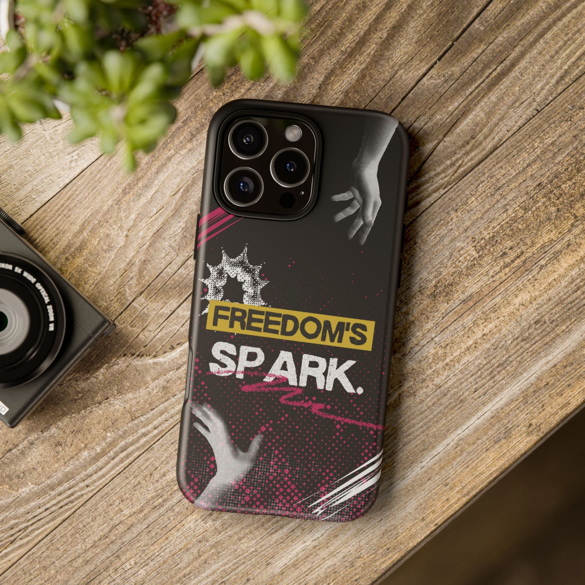 Tough Cases - Freedom's Spark Motivationsl Themed Phone Protection for iPhone, Samsung, and Google Pixel (Matte/Glossy)