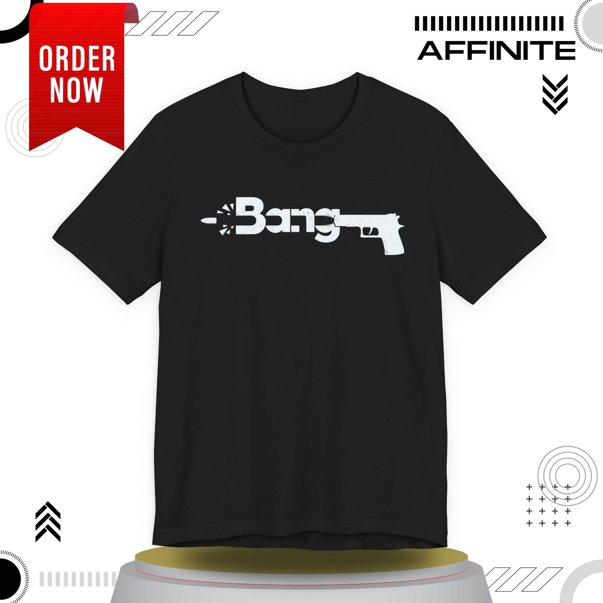 T-Shirt Bang Graphic Unisex Jersey Short Sleeve Tee - Casual Streetwear T-Shirt