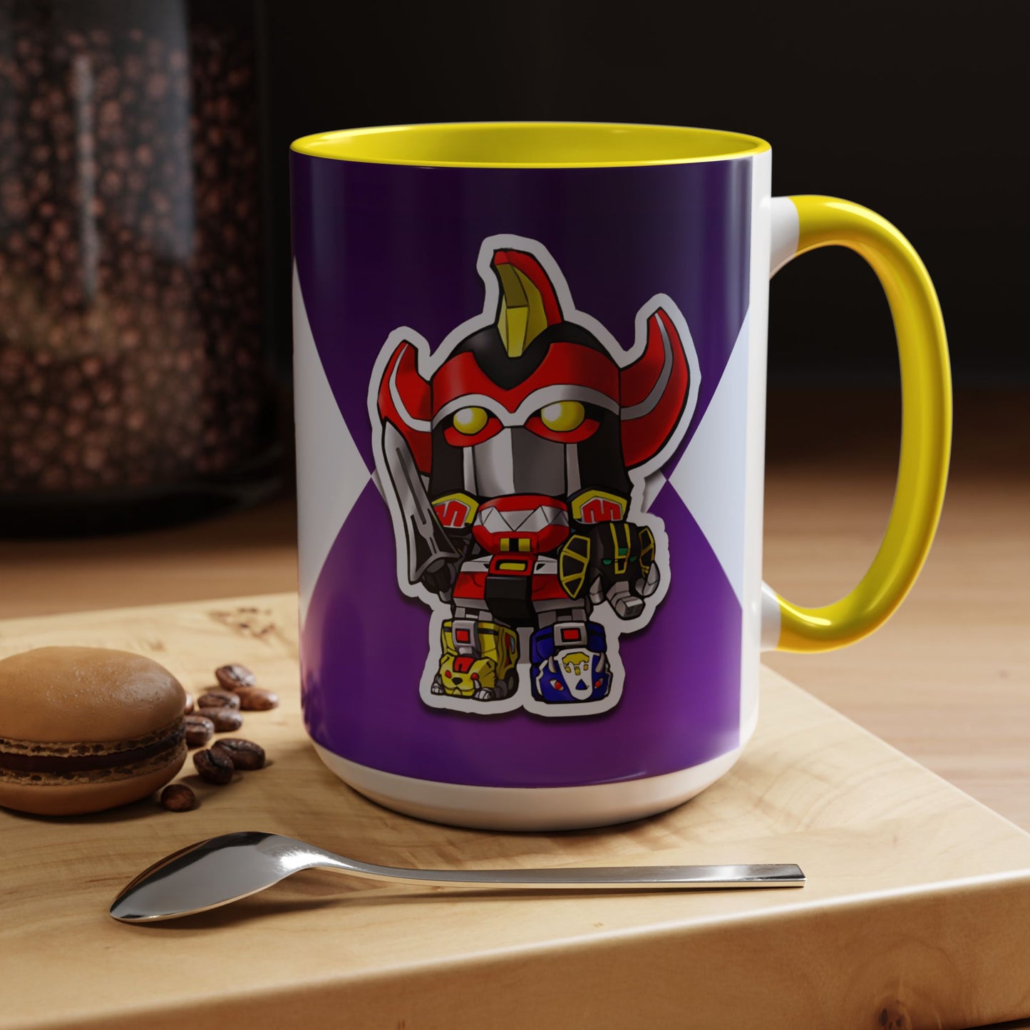 Mug Mighty Morphin Power Rangers Megazord Ceramic Mug - 11oz & 15oz Coffee Mug - Accent Mug for Pop Culture Fans