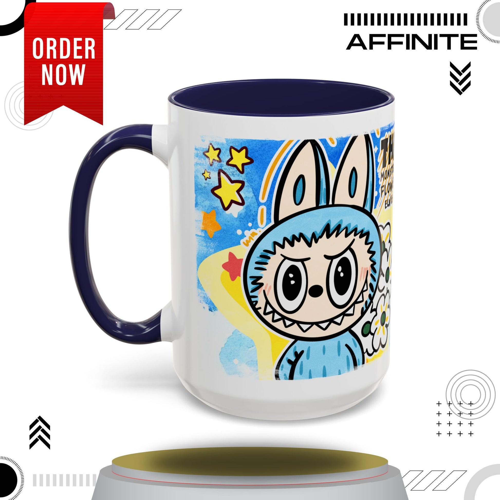 Mug Lazy Yoga Monsters Coffee Mug - Fun Accent Mug for Yoga Lovers