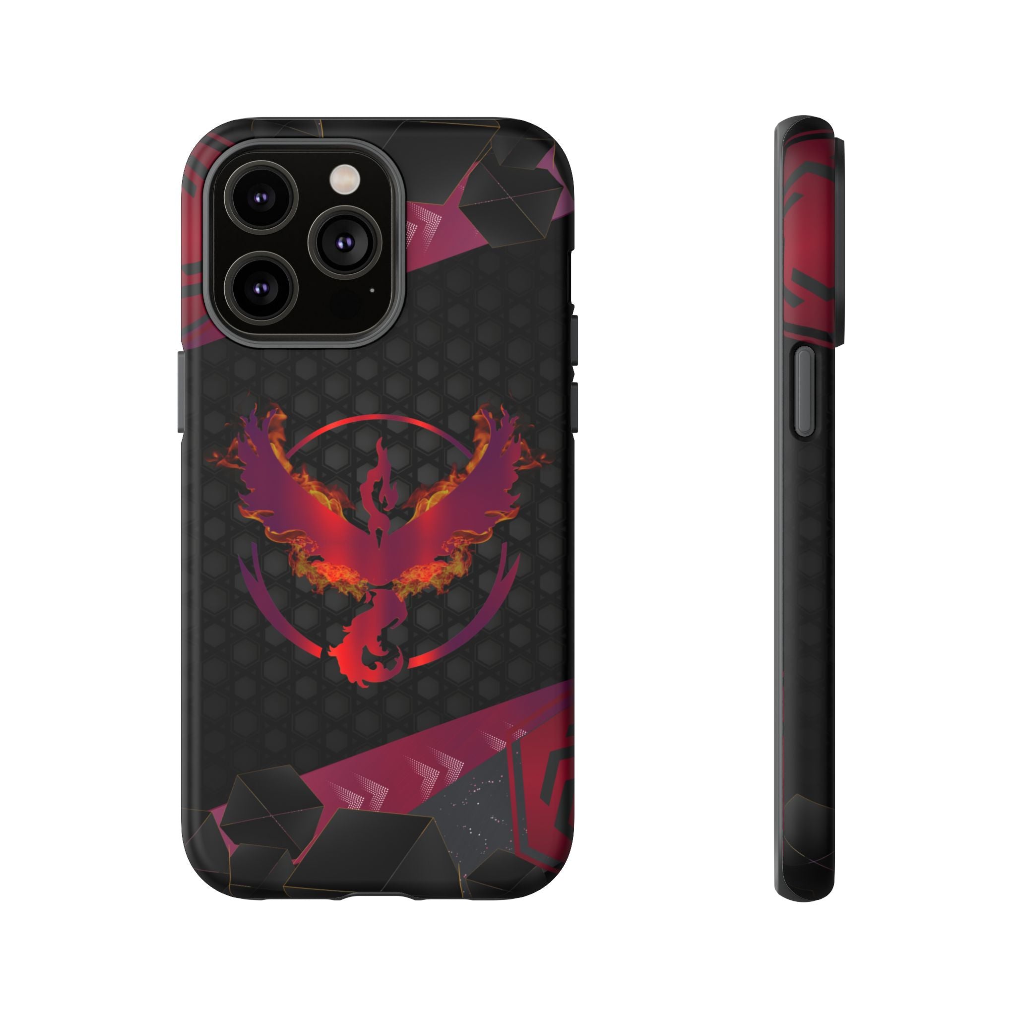 Pokémon Phone Case – Team Valor Tough & Rugged Dual-Layer Protection for iPhone, Samsung, Pixel | Wireless Charging Ready