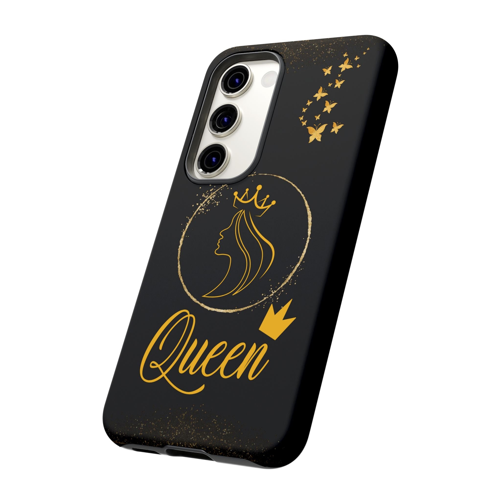 Tough Case Queen Phone Case – Matte & Glossy Crown Design for iPhone, Samsung & Pixel