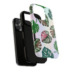 Tough Cases - Monstera Leaf Themed Phone Protection for iPhone, Samsung, and Google Pixel (Matte/Glossy)