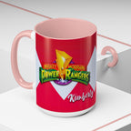 Mighty Morphin Power Rangers Pink Ranger Ceramic Mug - 11oz & 15oz Coffee Mug - Accent Mug for Pop Culture Fans