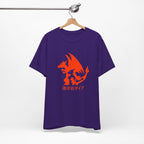 T-Shirt Unisex Dragon Graphic Tee - Perfect for Gamers, Anime Lovers, Casual Wear, Birthday Gifts, Fun Events, Cozy Vibes Team Purple
