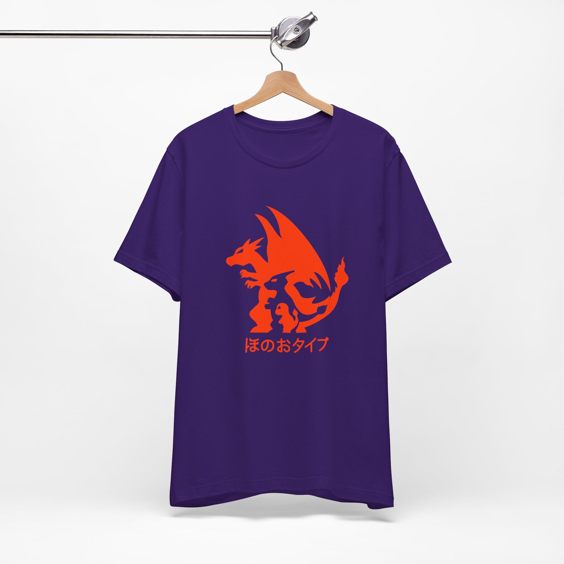 T-Shirt Unisex Dragon Graphic Tee - Perfect for Gamers, Anime Lovers, Casual Wear, Birthday Gifts, Fun Events, Cozy Vibes Team Purple