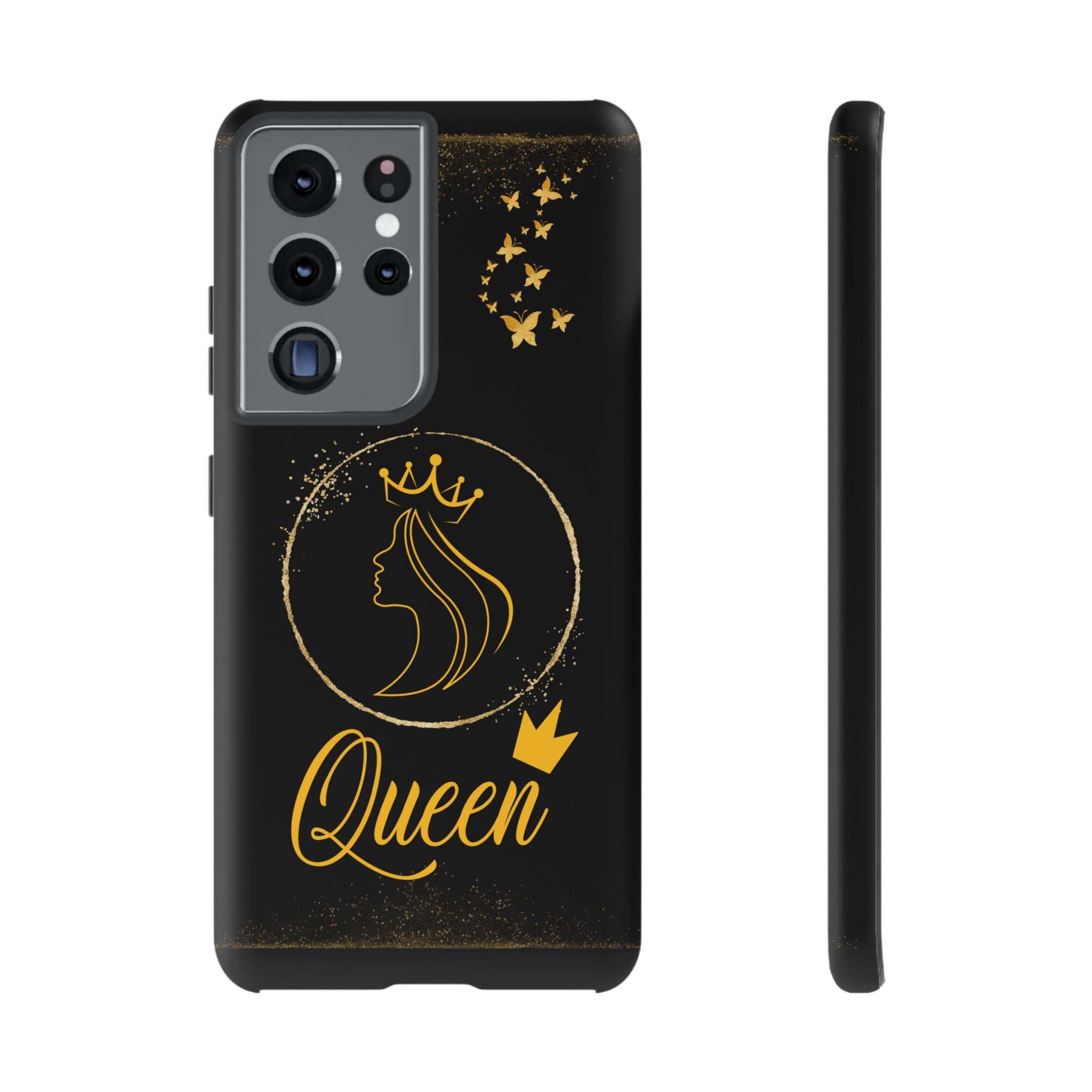 Tough Case Queen Phone Case – Matte & Glossy Crown Design for iPhone, Samsung & Pixel Samsung Galaxy S21 Ultra Matte