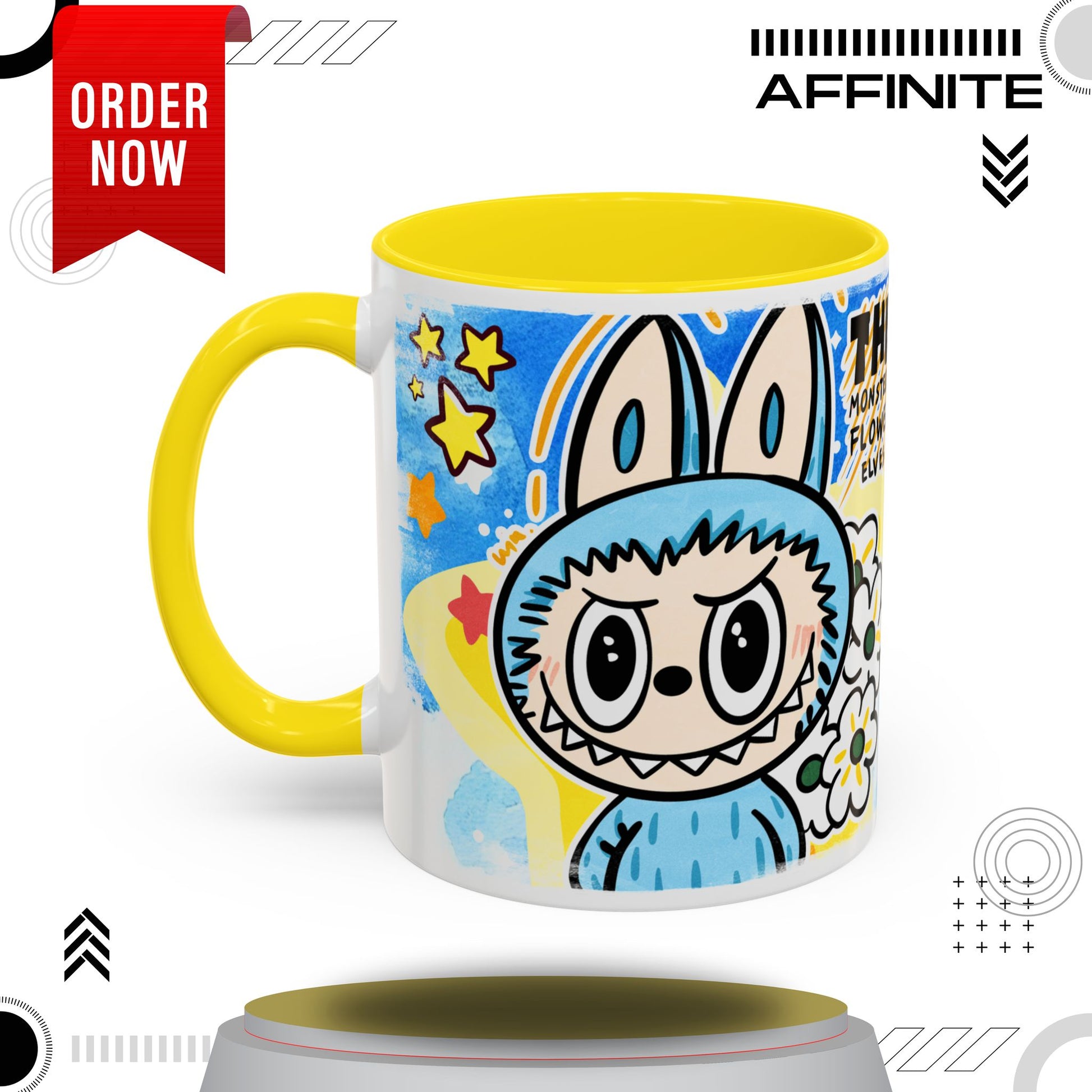 Mug Lazy Yoga Monsters Coffee Mug - Fun Accent Mug for Yoga Lovers