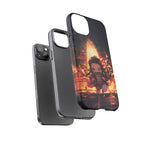 Chibi Nezuko Kamado Tough Phone Case – Anime Protective Case for iPhone & Samsung, UV Resistant, Durable & Stylish
