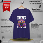 T-Shirt Dog Lover Graphic Tee | Unisex Short Sleeve T-Shirt for Dog Enthusiasts Team Navy