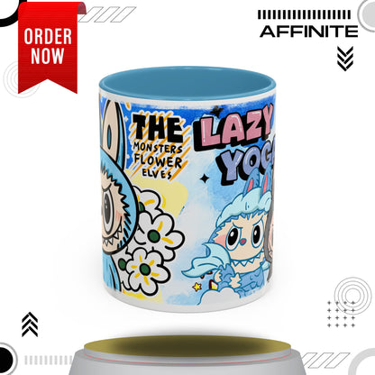 Mug Lazy Yoga Monsters Coffee Mug - Fun Accent Mug for Yoga Lovers