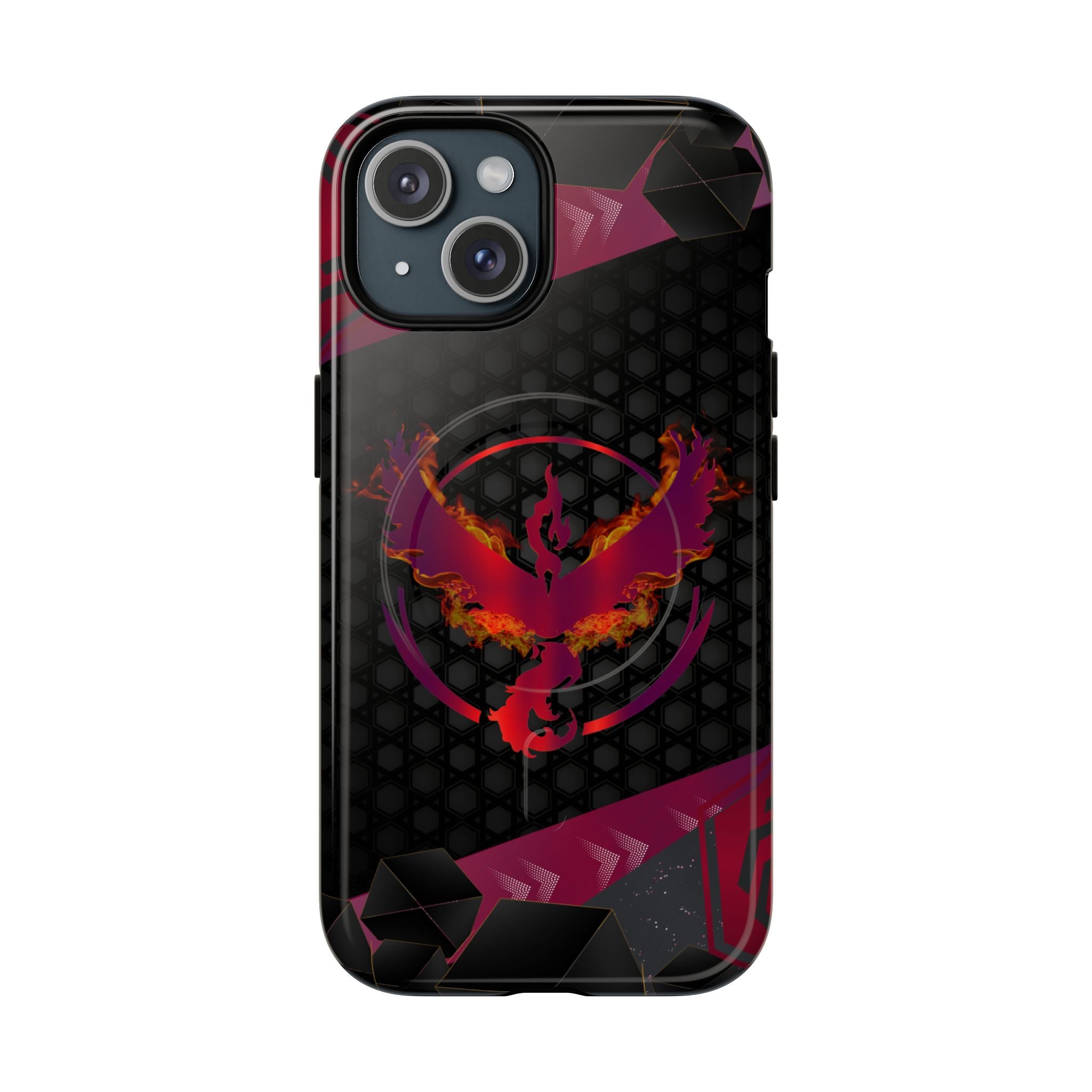 Pokémon Phone Case – Team Valor Tough MagSafe for iPhone 15, 16, 17 | Dual-Layer Armor + Magnetic Charging