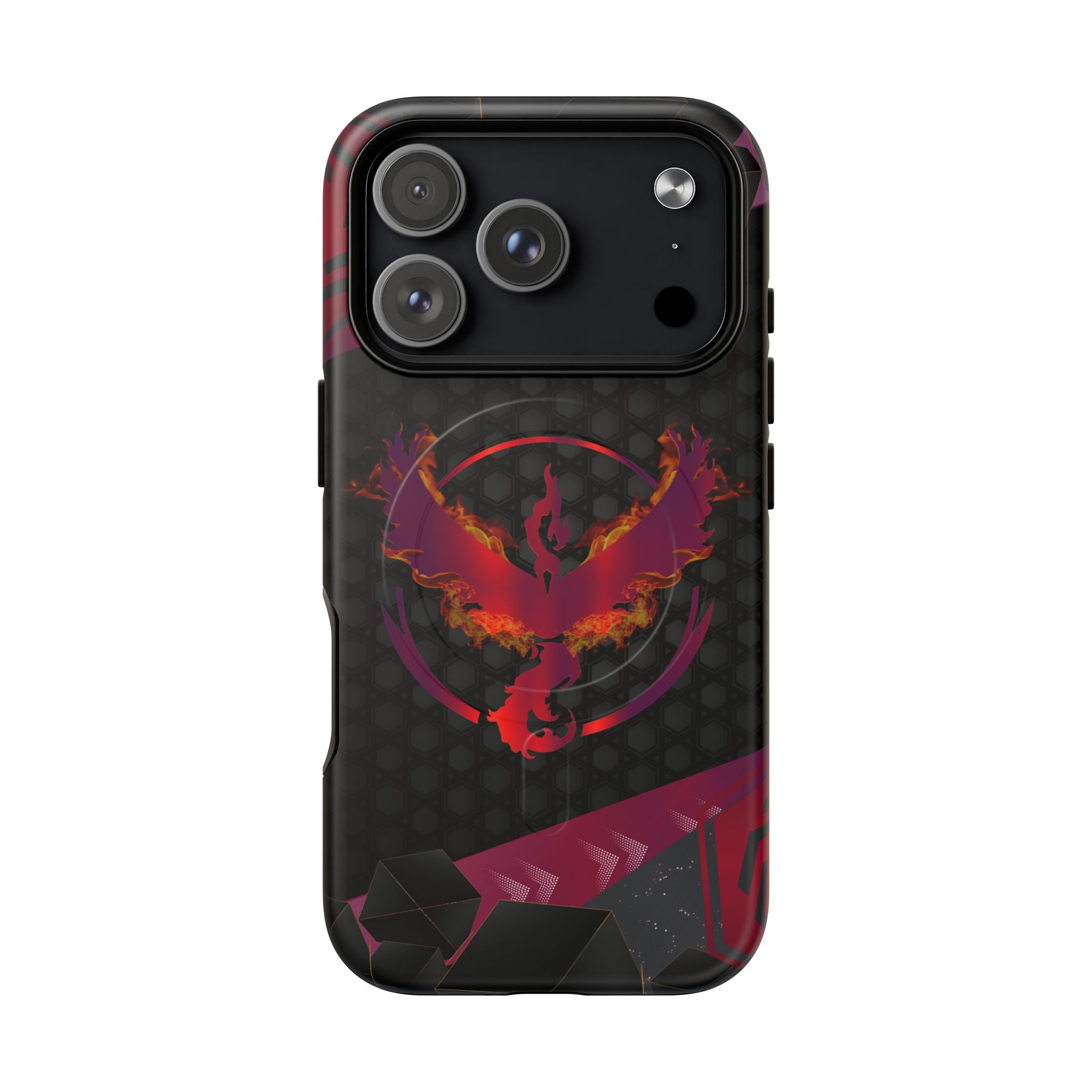 Pokémon Phone Case – Team Valor Tough MagSafe for iPhone 15, 16, 17 | Dual-Layer Armor + Magnetic Charging