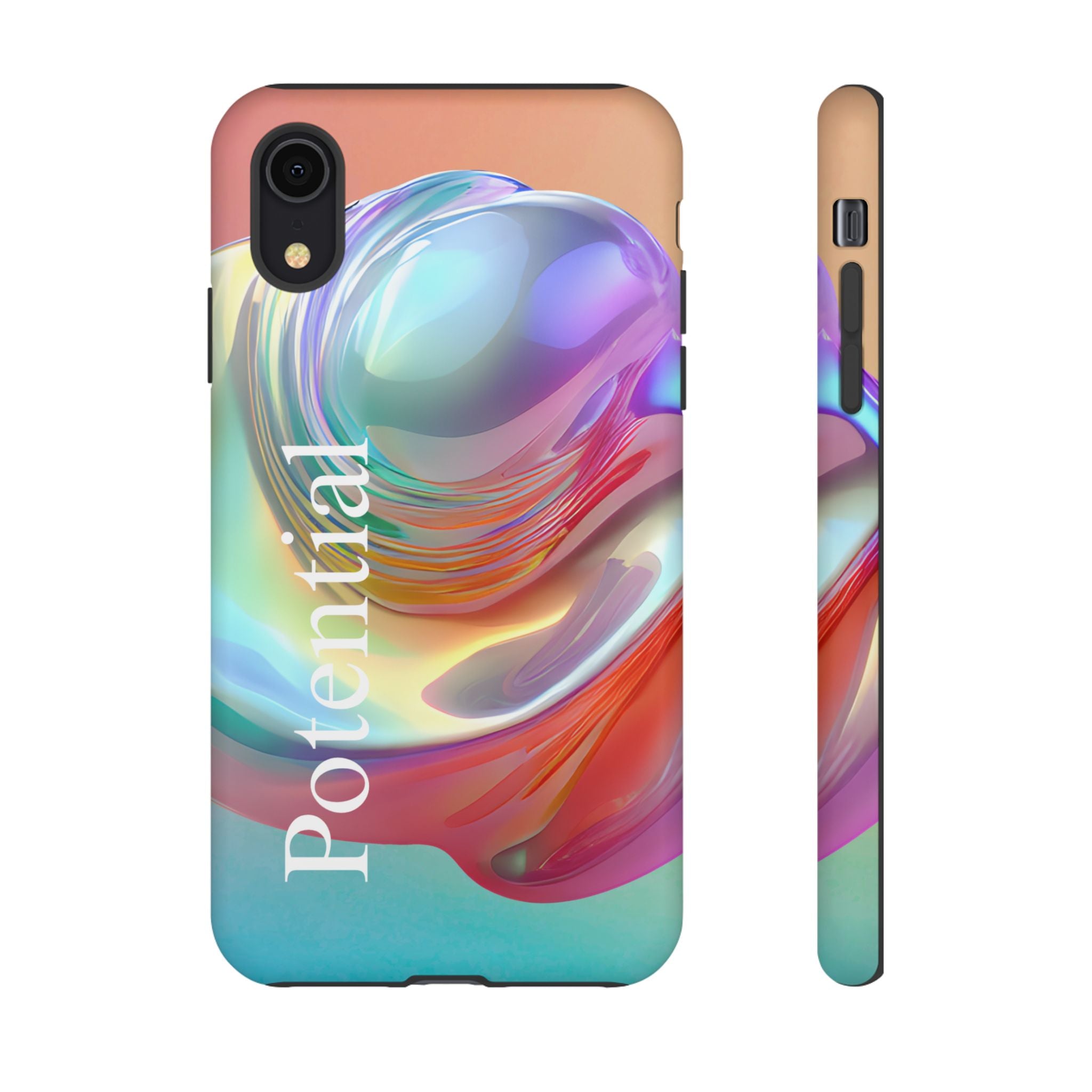 Colorful Phone Tough Case - "Potential" Metamorph Design