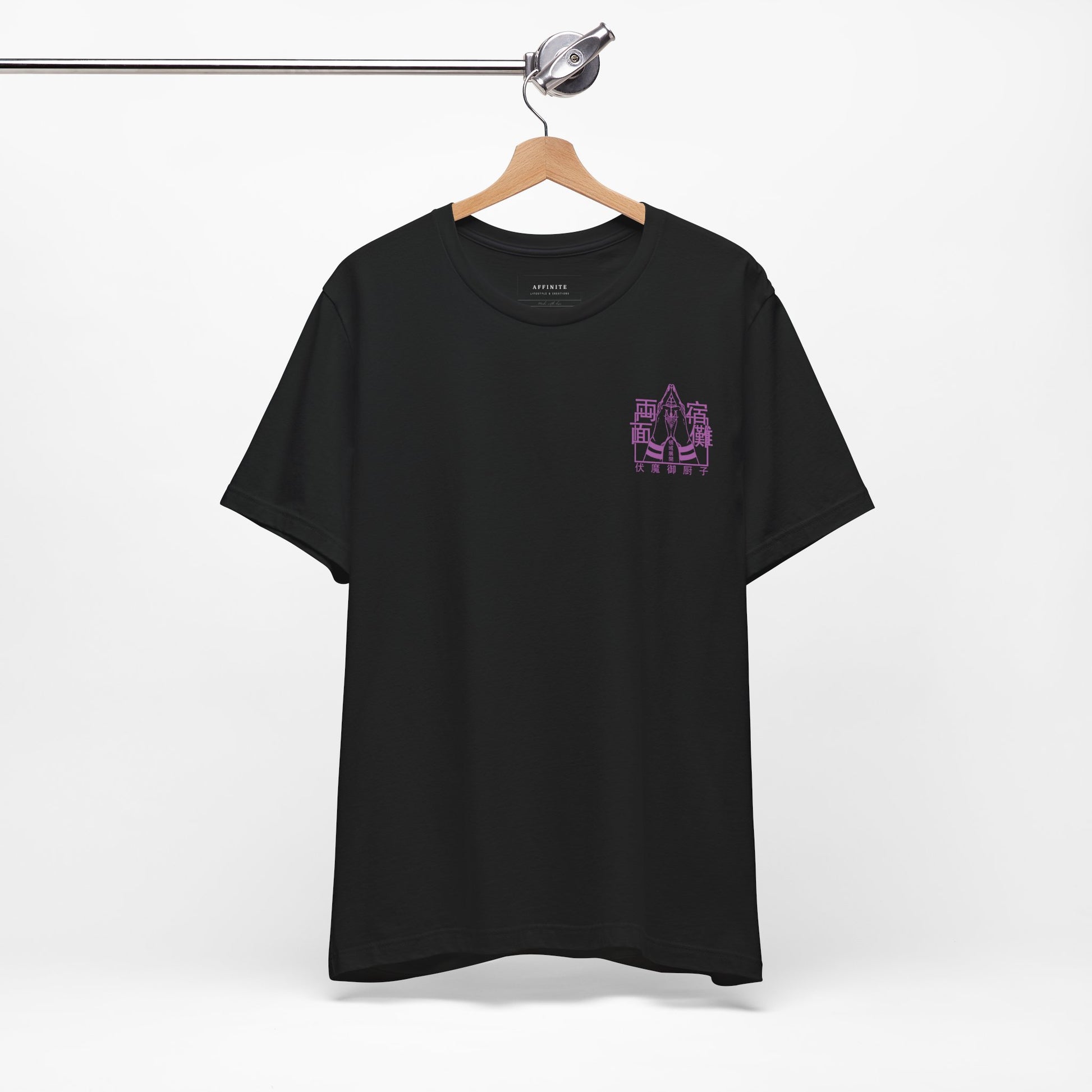 T-Shirt Unisex Anime Jujutsu Kaisen T-shirt - Sukuna Design Black