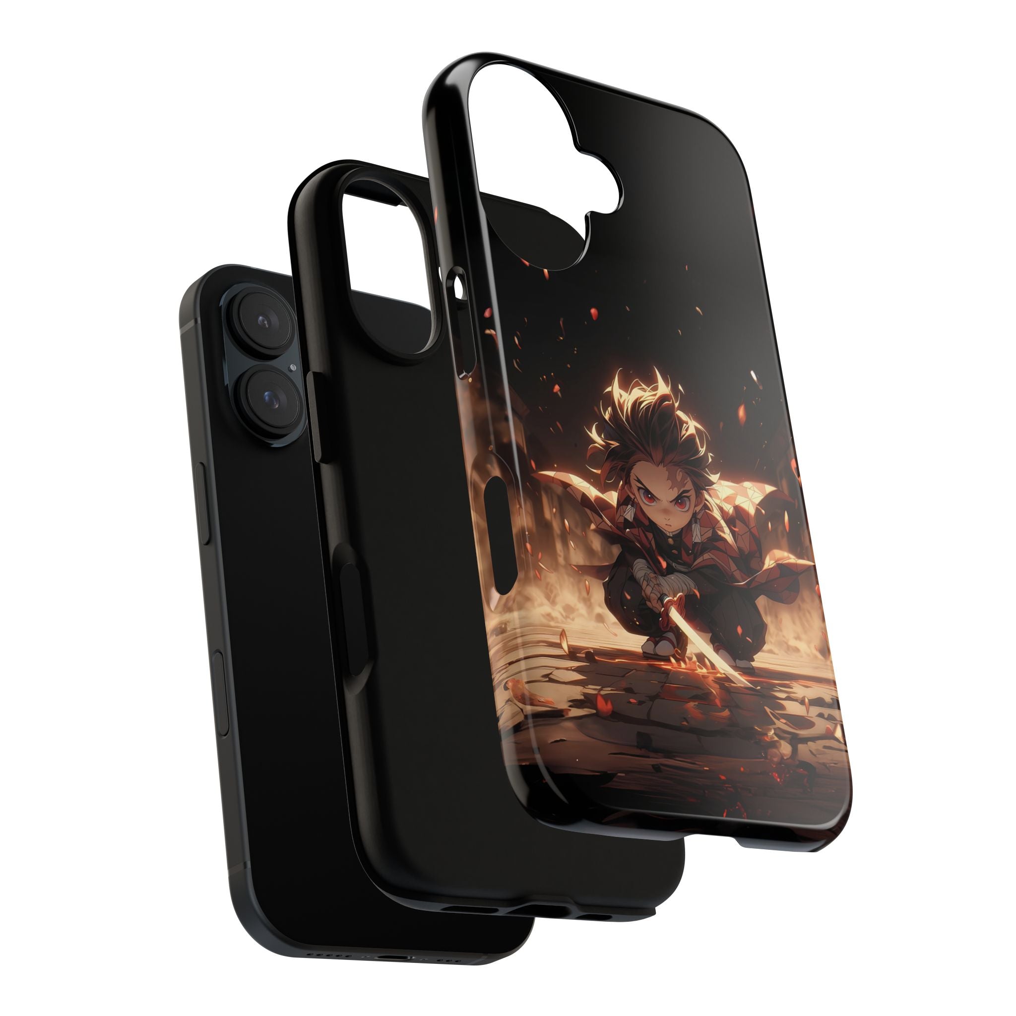 Tough Phone Case – Chibi Tanjiro Kamado Anime Protective Case for iPhone & Samsung