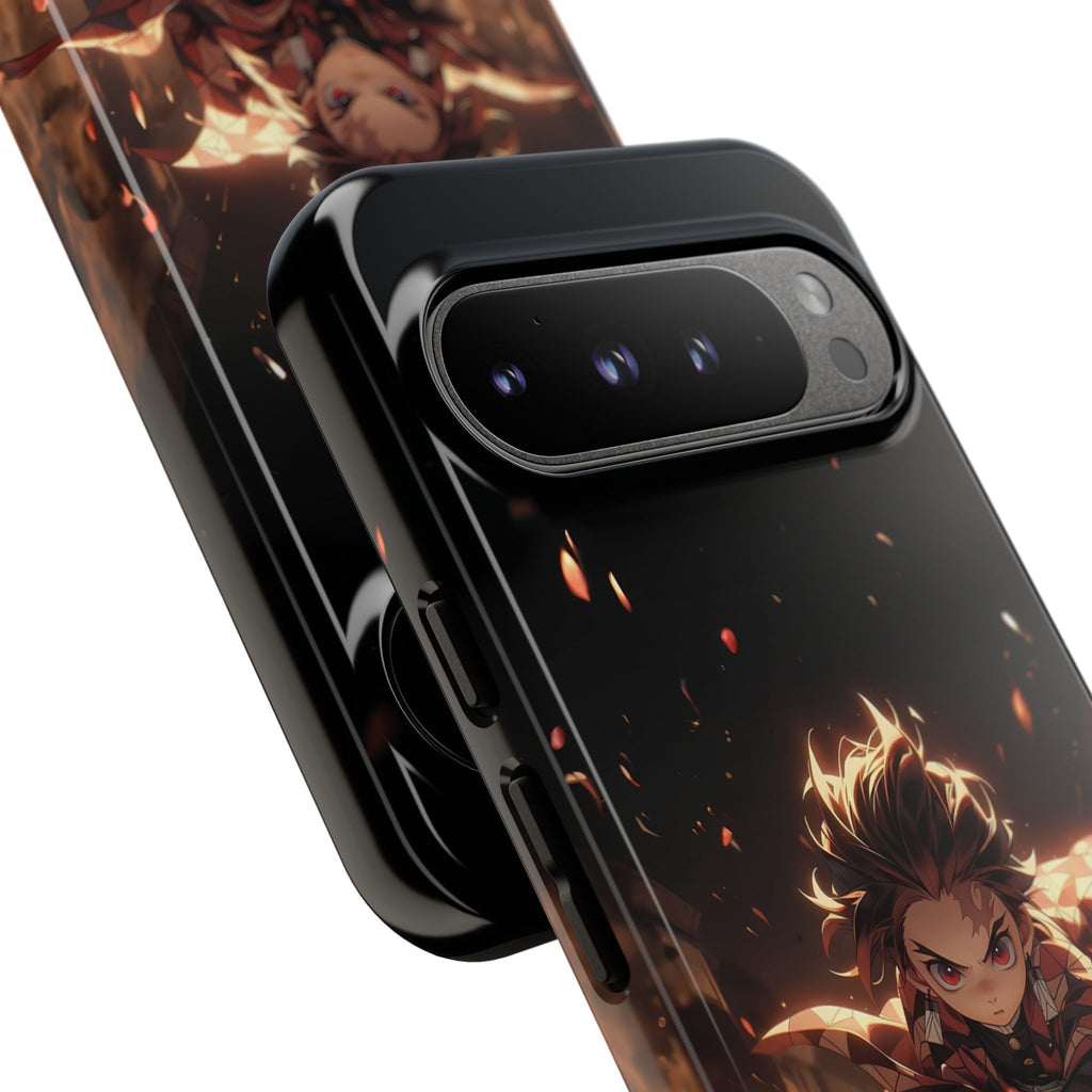 Tough Phone Case – Chibi Tanjiro Kamado Anime Protective Case for iPhone & Samsung