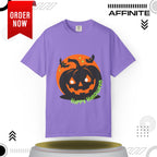 T-Shirt Mens Halloween T Shirts - Wickedly Soft Garment-Dyed Tee Violet