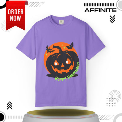 T-Shirt Mens Halloween T Shirts - Wickedly Soft Garment-Dyed Tee Violet