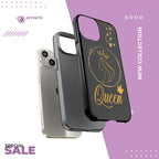 Tough Case Queen Phone Case – Matte & Glossy Crown Design for iPhone, Samsung & Pixel