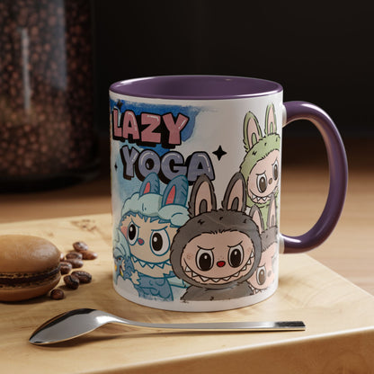 Mug Lazy Yoga Monsters Coffee Mug - Fun Accent Mug for Yoga Lovers