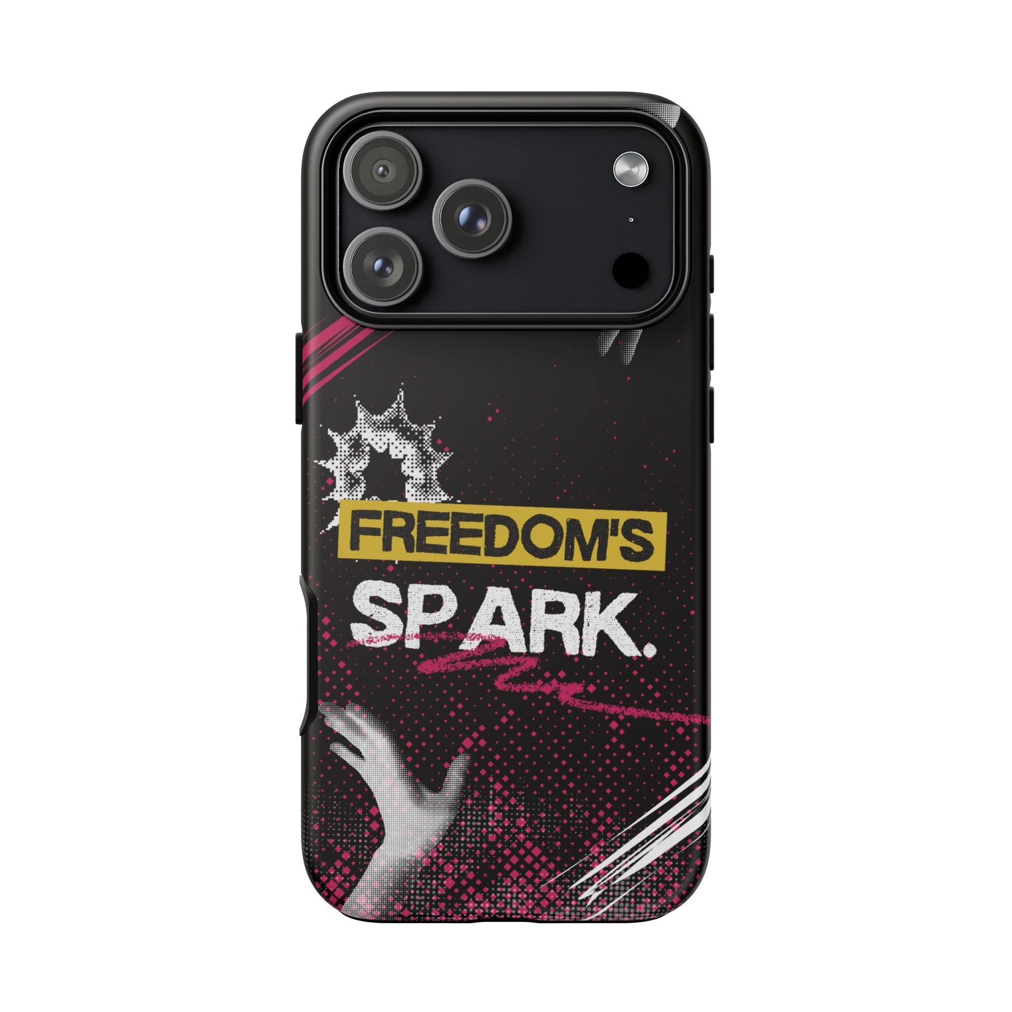 Tough Cases - Freedom's Spark Motivationsl Themed Phone Protection for iPhone, Samsung, and Google Pixel (Matte/Glossy)