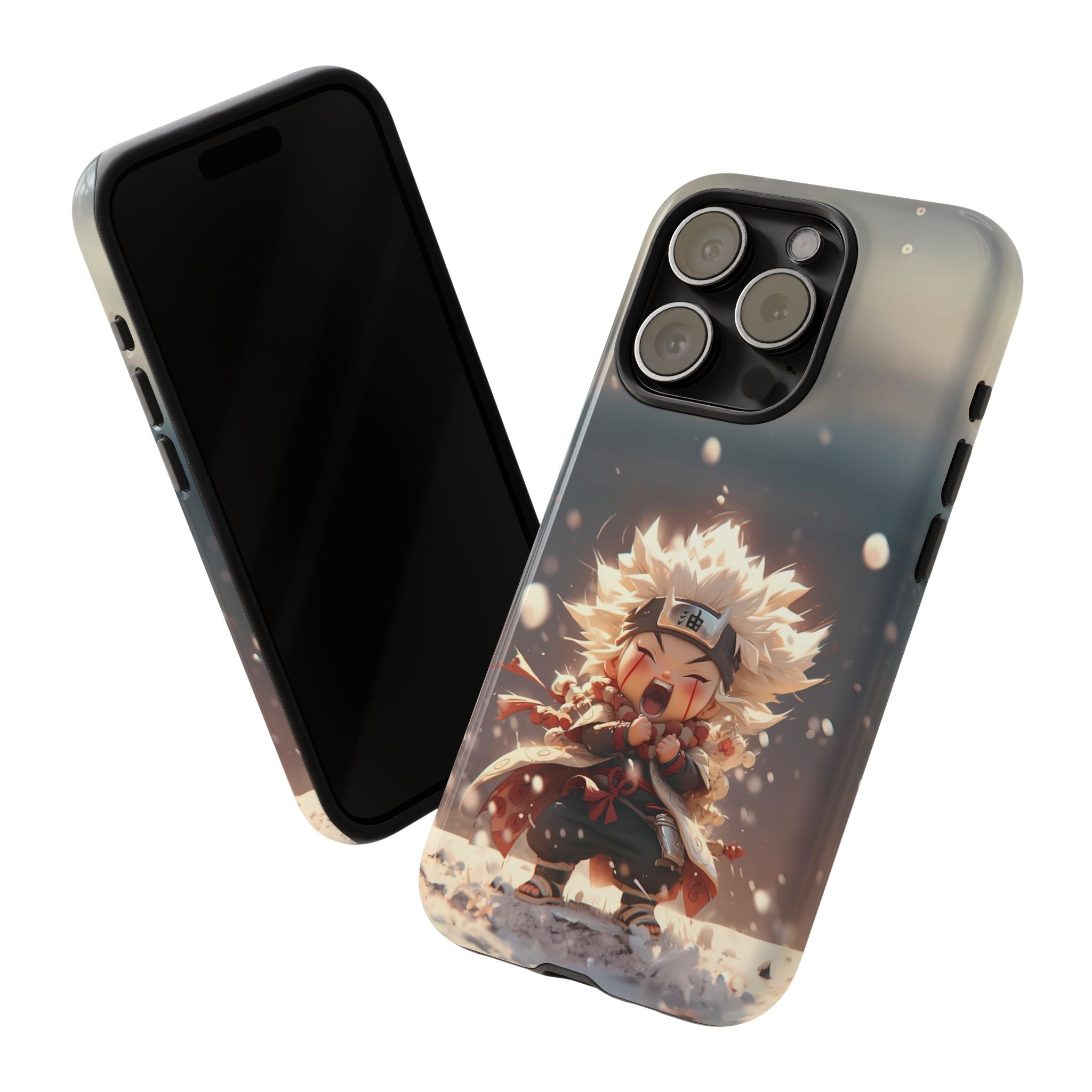 Anime Phone Case – Chibi Jiraiya Tough Protective Case for iPhone & Samsung