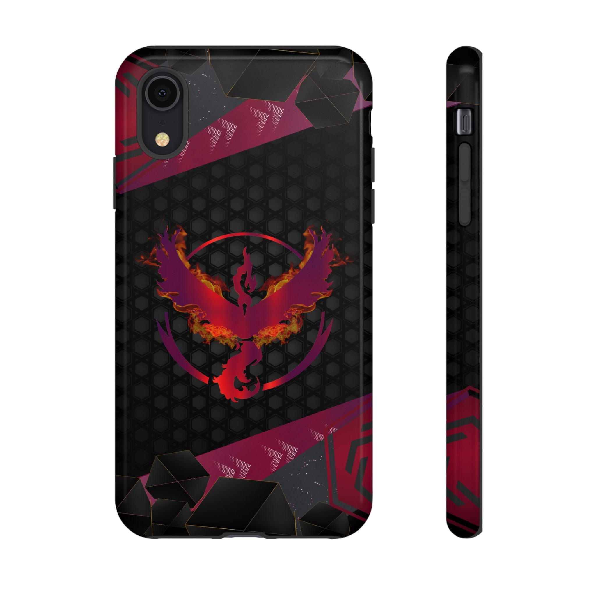Pokémon Phone Case – Team Valor Tough & Rugged Dual-Layer Protection for iPhone, Samsung, Pixel | Wireless Charging Ready