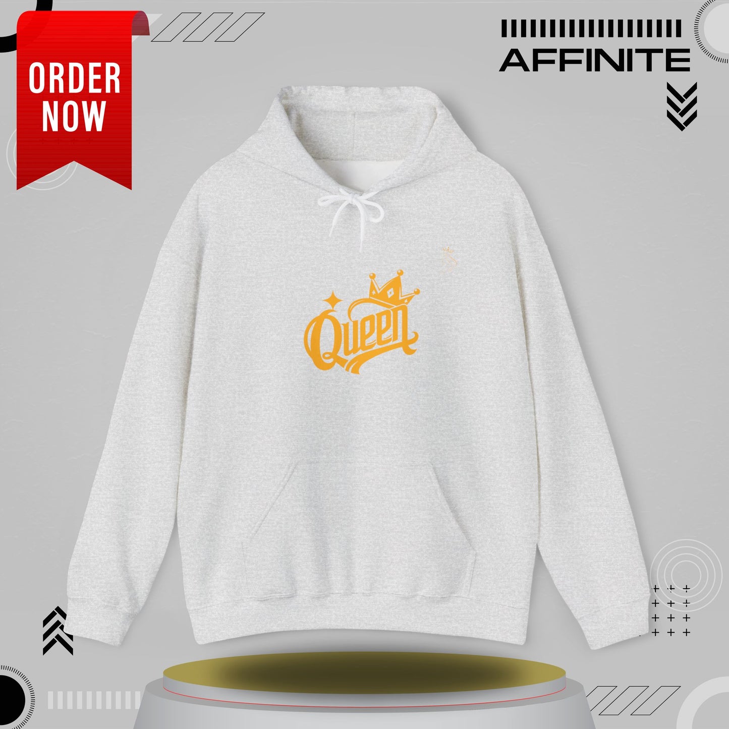 Hoodie Rule in Style: The Ultimate 'Queen' Hoodie for Everyday Royalty! Ash
