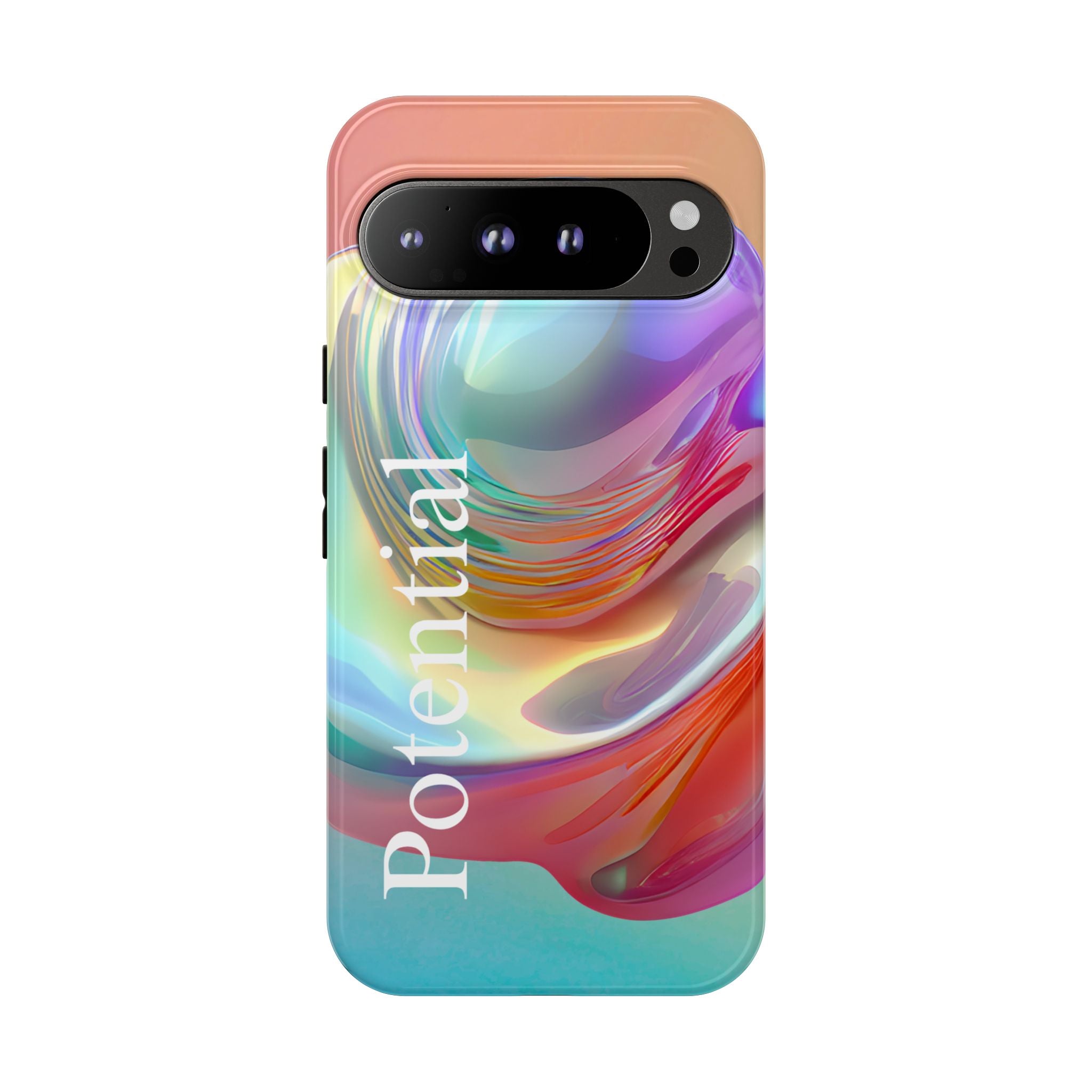 Colorful Phone Tough Case - "Potential" Metamorph Design