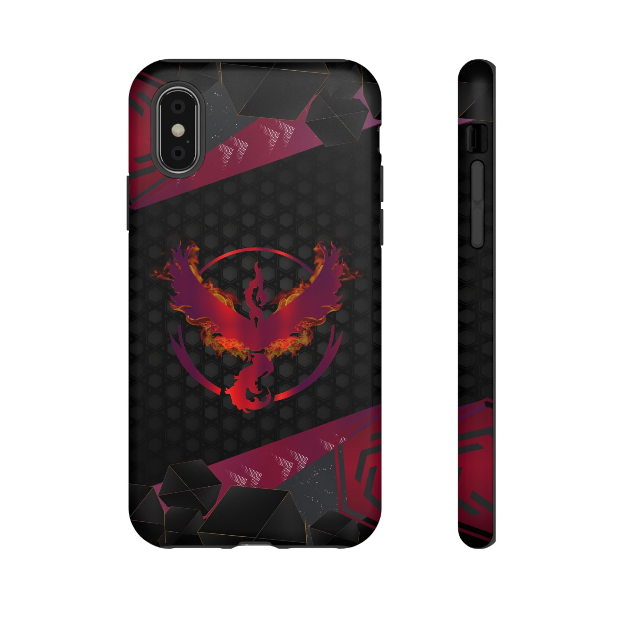 Pokémon Phone Case – Team Valor Tough & Rugged Dual-Layer Protection for iPhone, Samsung, Pixel | Wireless Charging Ready