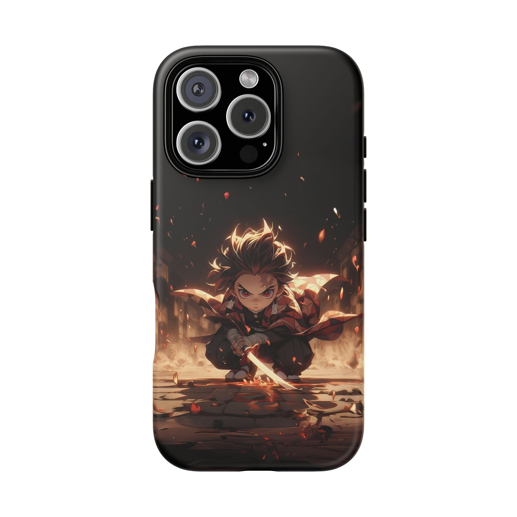 Tough Phone Case – Chibi Tanjiro Kamado Anime Protective Case for iPhone & Samsung