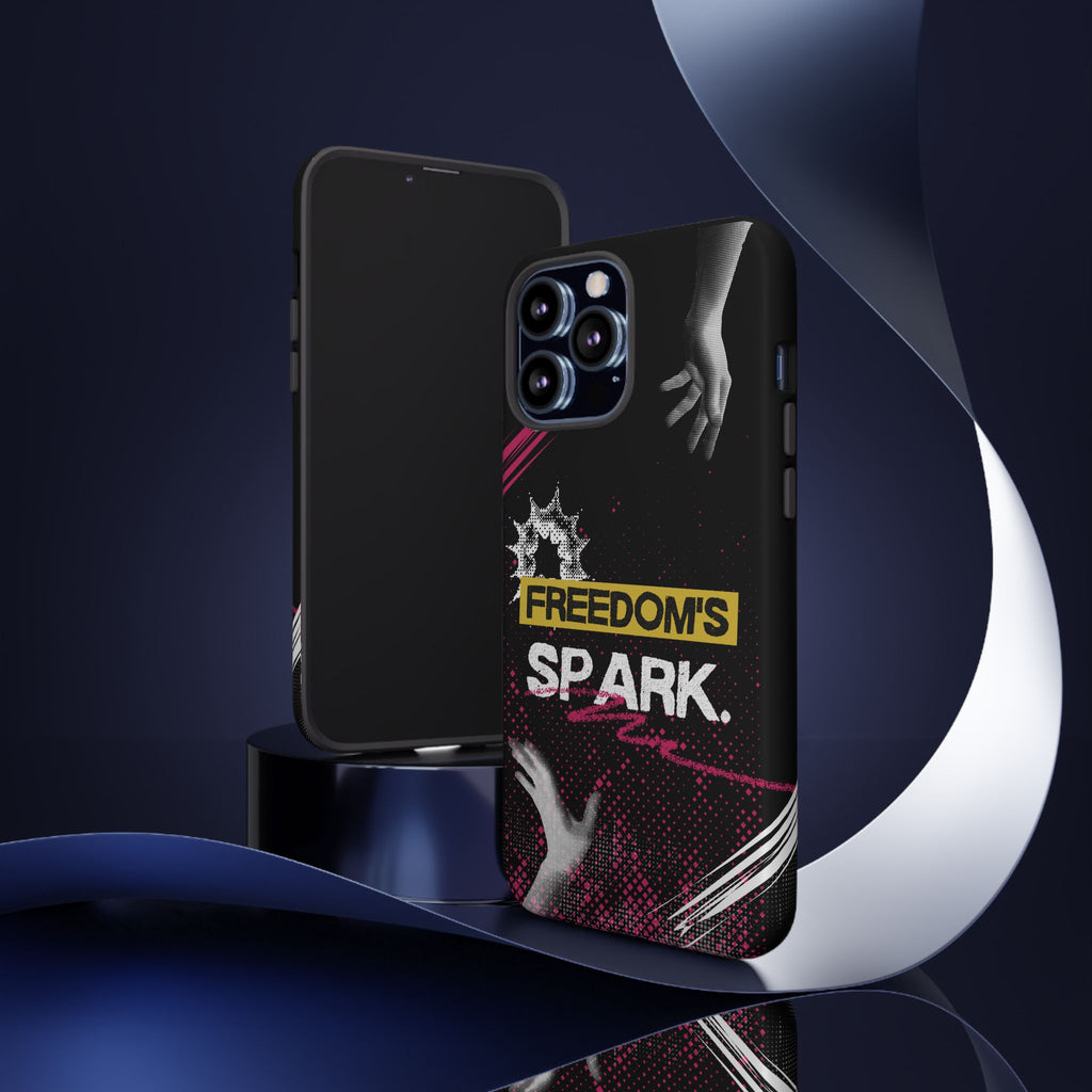 Tough Cases - Freedom's Spark Motivationsl Themed Phone Protection for iPhone, Samsung, and Google Pixel (Matte/Glossy)
