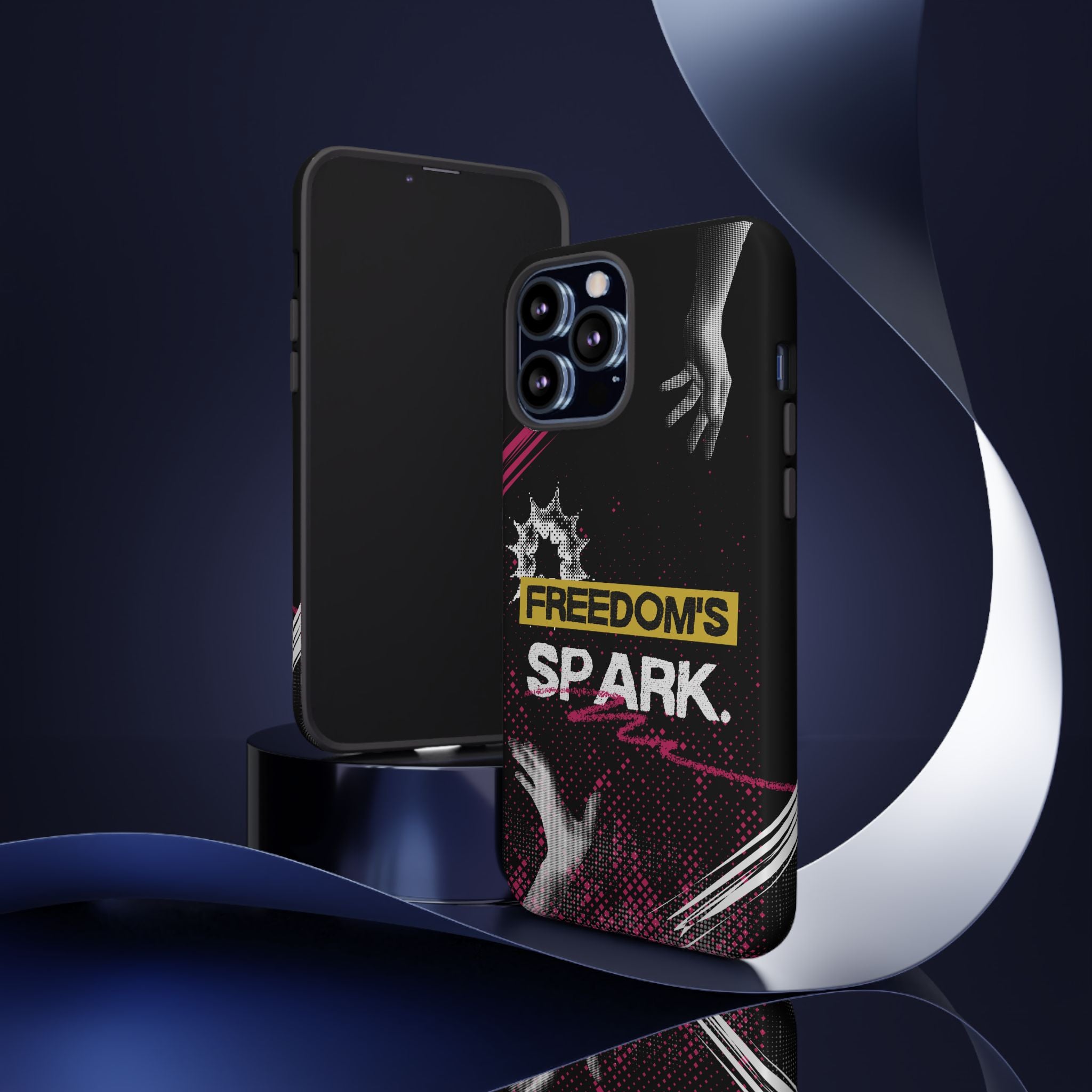 Tough Cases - Freedom's Spark Motivationsl Themed Phone Protection for iPhone, Samsung, and Google Pixel (Matte/Glossy)