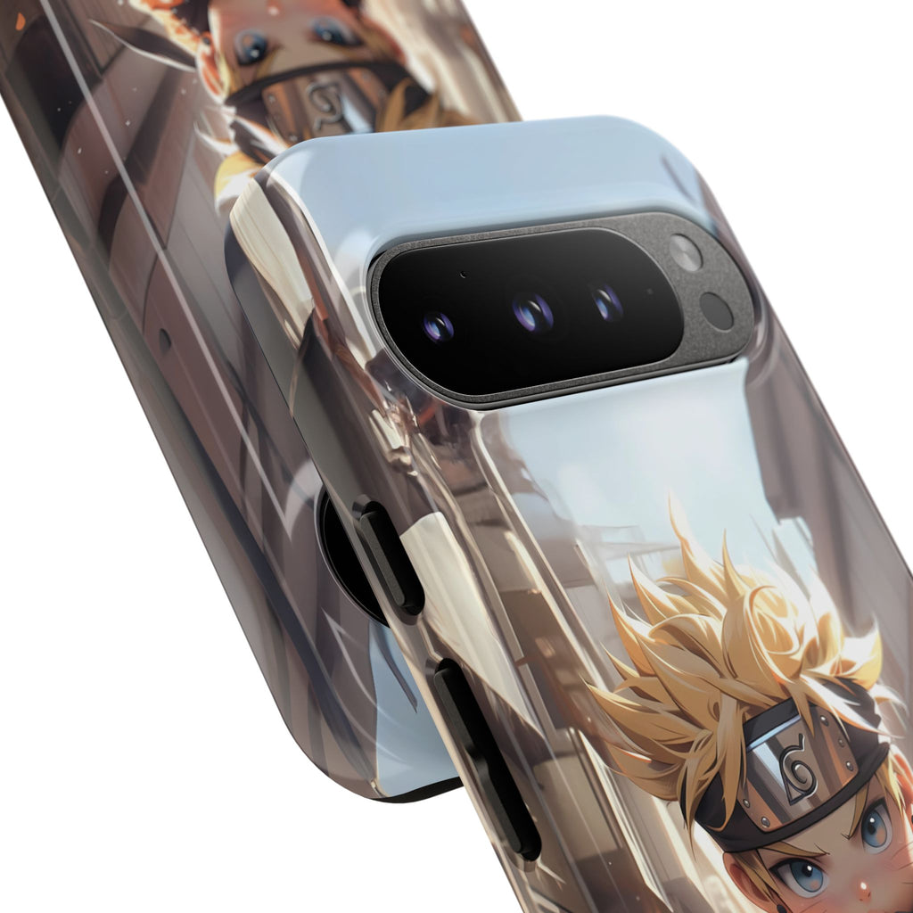 Chibi Naruto Tough Phone Case – Anime Protective Case for iPhone & Samsung, UV Resistant, Durable & Stylish