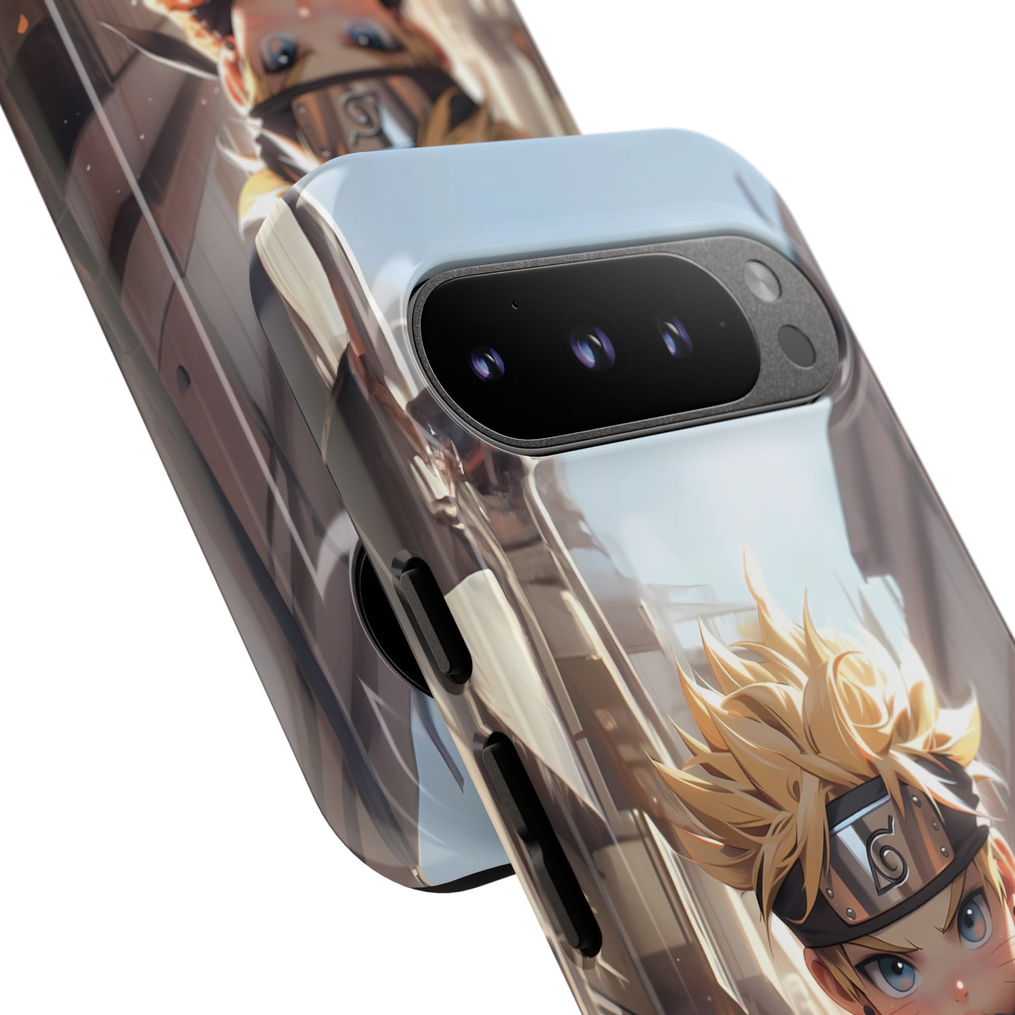 Chibi Naruto Tough Phone Case – Anime Protective Case for iPhone & Samsung, UV Resistant, Durable & Stylish