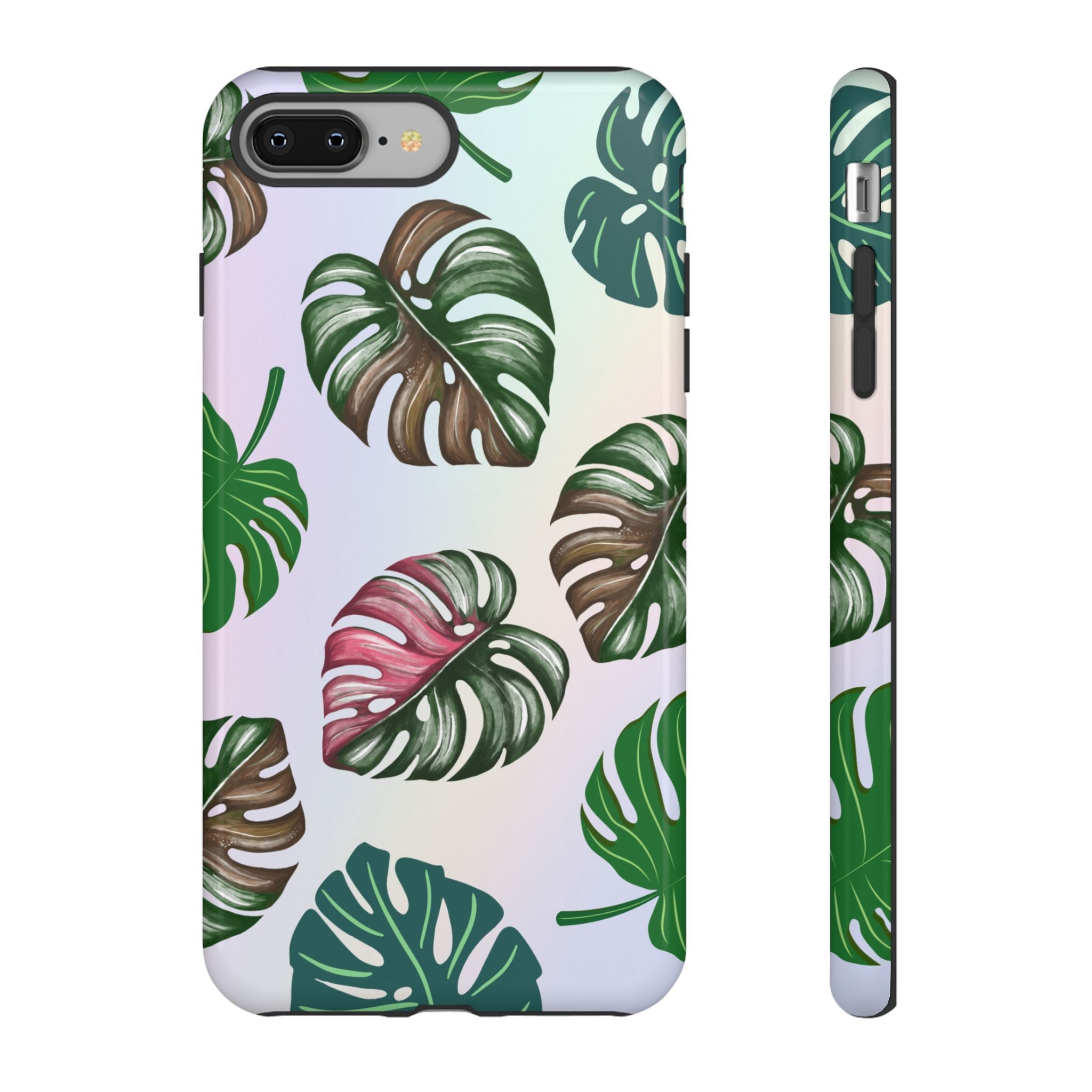 Tough Cases - Monstera Leaf Themed Phone Protection for iPhone, Samsung, and Google Pixel (Matte/Glossy)